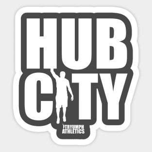 The Hub City Tee Sticker